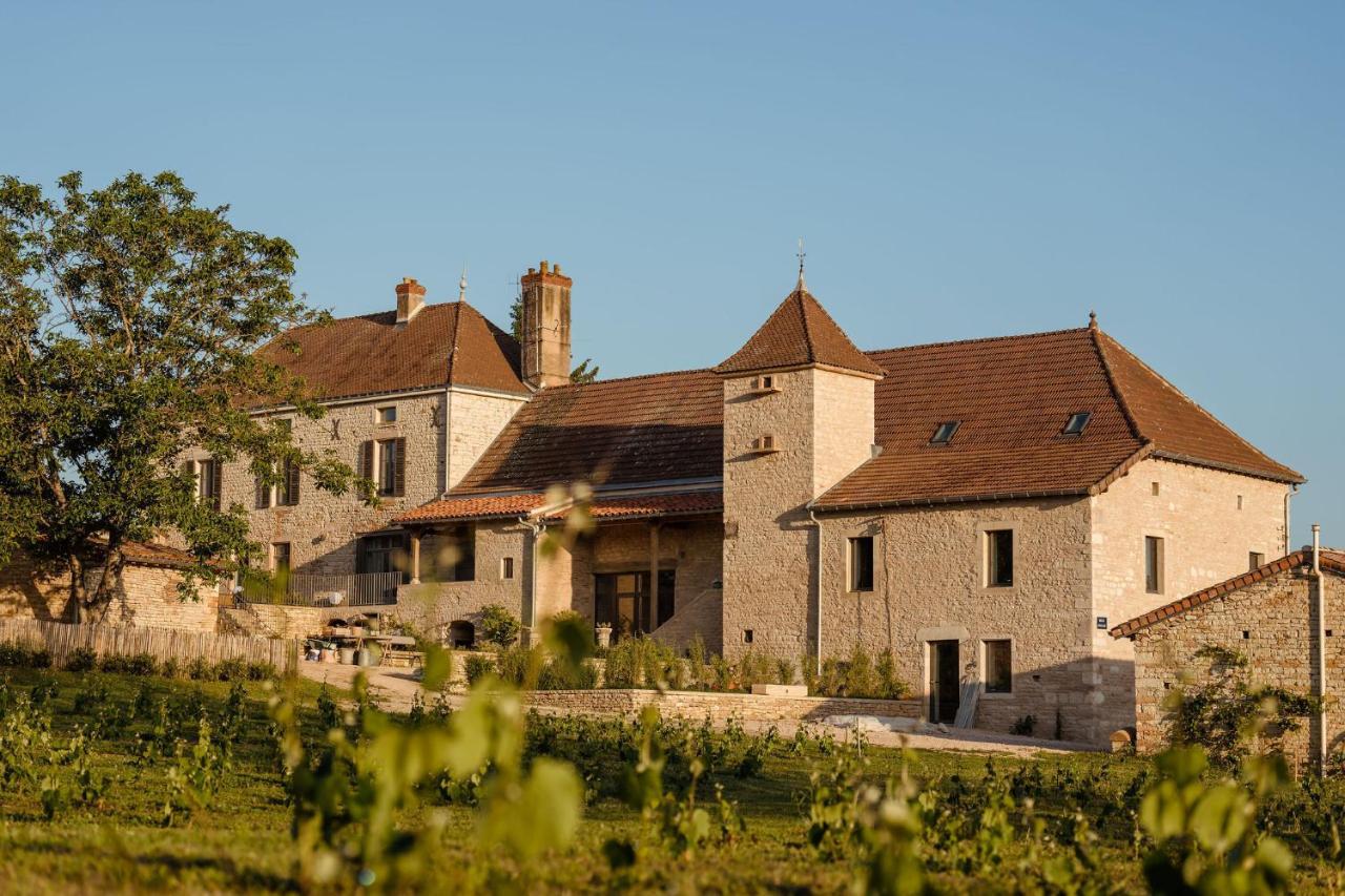 Clos Des Dames De Lancharre - La Maison Des Vignes Bed & Breakfast Chapaize ภายนอก รูปภาพ